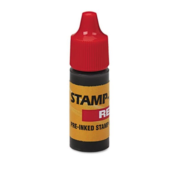 Us Stamp & Sign US Stamp IR62 Refill Ink for Clik and Universal Stamps  7ml-Bottle  Red IR62